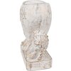 Clayre & Eef 6TE0508 Vaso di fiori Angel 23x13x25 cm Bianco Vintage