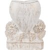 Clayre & Eef 6TE0508 Vaso di fiori Angel 23x13x25 cm Bianco Vintage