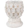 Clayre & Eef 6TE0510S Vaso da fiori bianco Ø 11x13 cm