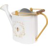 Clayre & Eef 6Y5510 Decorazione Annaffiatoio Bianco Giallo 39x13x21 cm