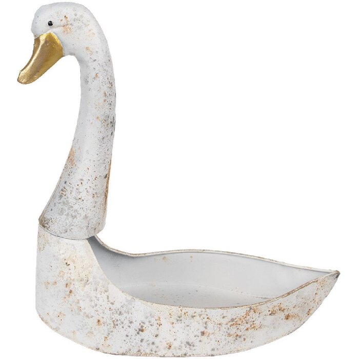 Clayre & Eef 6Y5514 Portapiante Oro Bianco 40x21x40 cm