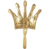 Clayre & Eef 6Y5548 Gancio a muro Corona Oro 11x3x18 cm
