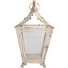 Clayre & Eef 6Y5585 Lanterna Beige 26x26x47 cm Vetro ferro antico