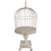 Clayre & Eef 6Y5591 Decorazione Gabbia per uccelli in ferro beige antico Ø 33x69 cm