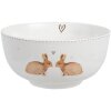 Clayre & Eef BSLCBO Ciotola per zuppa Bianco Marrone Ø 14x7 cm 500 ml