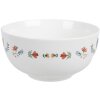 Clayre & Eef CARYBO ciotola in ceramica bianca Ø 14x7 cm 500 ml stile country