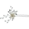 Juleeze JZHC0056 Forcina per capelli color argento 6x1x12 cm