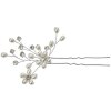 Juleeze JZHC0059 Forcina per capelli color argento 6x1x12 cm