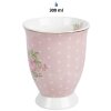 Clayre & Eef SWRMU-2 Tazza in porcellana rosa viola 12x8x10cm 300ml