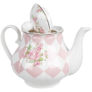 Clayre & Eef SWRTE Teiera 1000 ml 20x14x17 cm