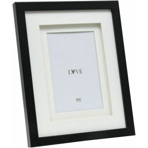Deknudt S65KK2 Cornice nera doppia Passepartout da 10x15 cm a 20x30 cm
