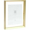 Deknudt S028A1 Cornice di vetro in alluminio oro Striscia galleggiante effetto foto 15x20cm 20x25cm