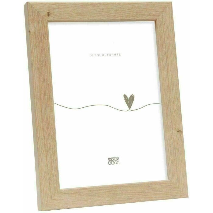 Deknudt S45SH1 Cornice moderna in legno naturale chiaro Marrone 18,0 x 24,0 cm