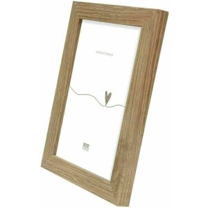 Deknudt S45SH2 Cornice moderna in legno naturale scuro marrone 10,0x15,0 cm