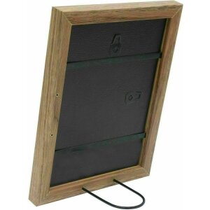 Deknudt S45SH2 Cornice moderna in legno naturale scuro marrone 10,0x15,0 cm