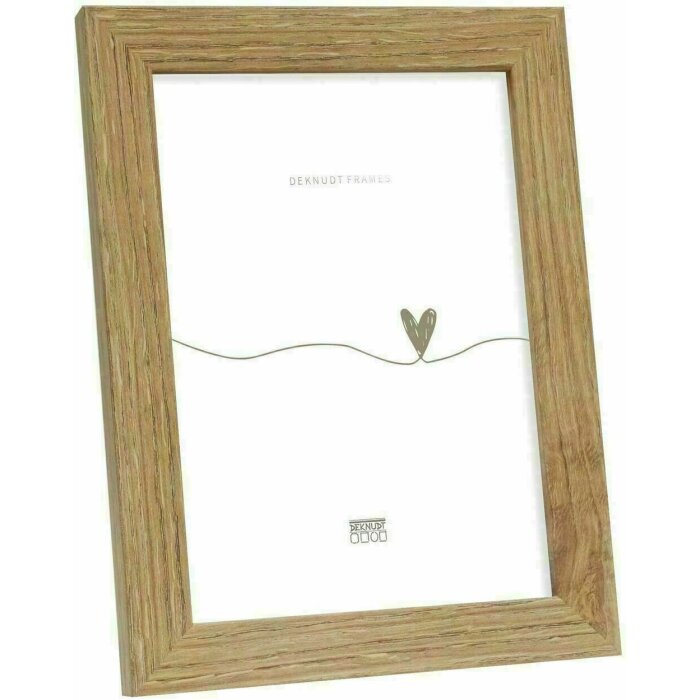 Deknudt S45SH2 Cornice moderna in legno naturale scuro marrone 15,0 x20,0 cm