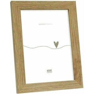 Deknudt S45SH2 Cornice moderna in legno naturale scuro marrone 30,0 x45,0 cm
