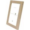 Cornice in legno Deknudt in legno naturale S45SH chiaro scuro da 10x15 cm a 70x100 cm profilo a blocco