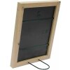 Cornice in legno Deknudt in legno naturale S45SH chiaro scuro da 10x15 cm a 70x100 cm profilo a blocco