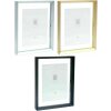 Deknudt S028 Cornice di vetro galleggiante Oro Argento Nero 18x24 20x25 30x40 40x50 cm