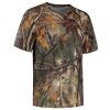 Maglietta Stealth Gear a manica corta con stampa mimetica forestale taglia XXL