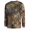 Maglietta Stealth Gear a maniche lunghe con stampa mimetica forestale taglia M