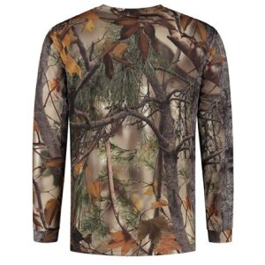 Stealth Gear T-shirt manica lunga stampa mimetica foresta taglia L