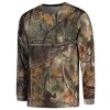 Maglietta Stealth Gear a maniche lunghe con stampa mimetica della foresta Taglia XL