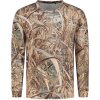 Maglietta Stealth Gear a maniche lunghe con stampa mimetica taglia S