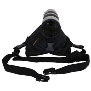 Buteo Photo Gear bean bag 1 modello a sella nero con tracolla