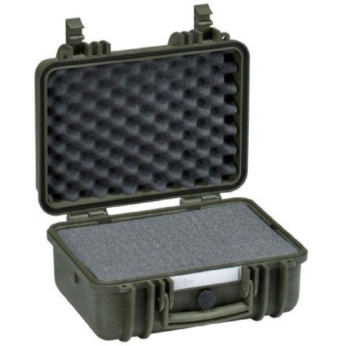 Explorer Cases 3317HL.G Valigia da trasporto con schiuma verde 330x234x170 mm