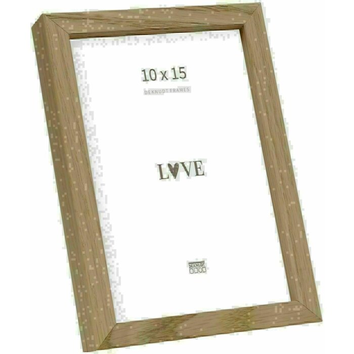 Deknudt S47DJ1 cornice in legno massiccio di quercia naturale 10x15 cm