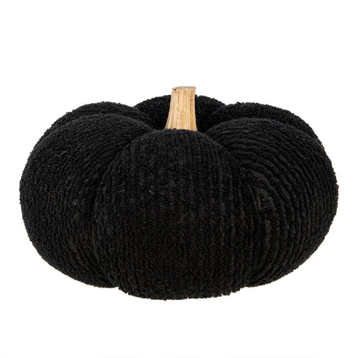 Clayre & Eef 65401 Zucca decorativa nera Ø 25x16 cm