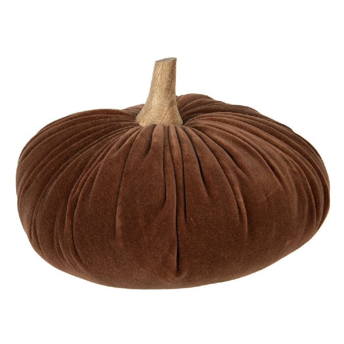 Clayre & Eef 65425 Decorazione Zucca Marrone Ø 25x16 cm