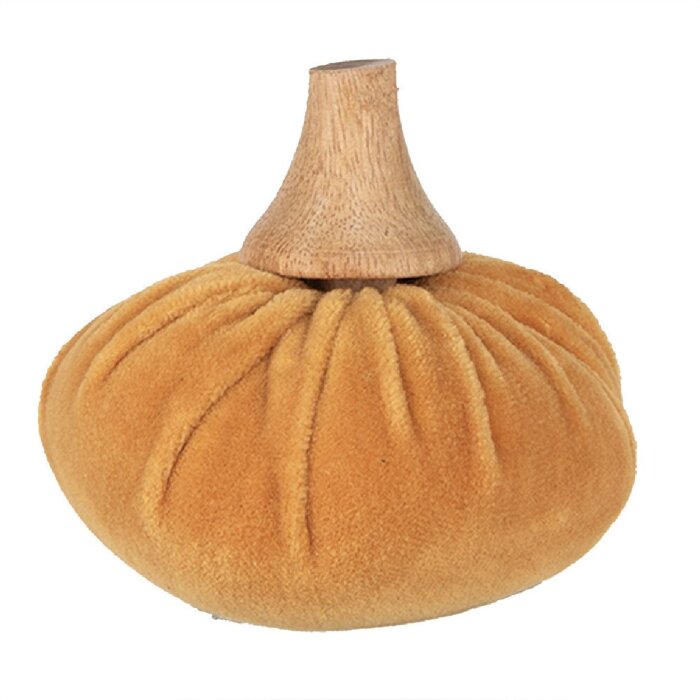 Clayre & Eef 65426 Decorazione Zucca Arancione Ø 9x8 cm