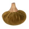 Clayre & Eef 65416 Zucca decorativa verde Ø 9x8 cm Stile country
