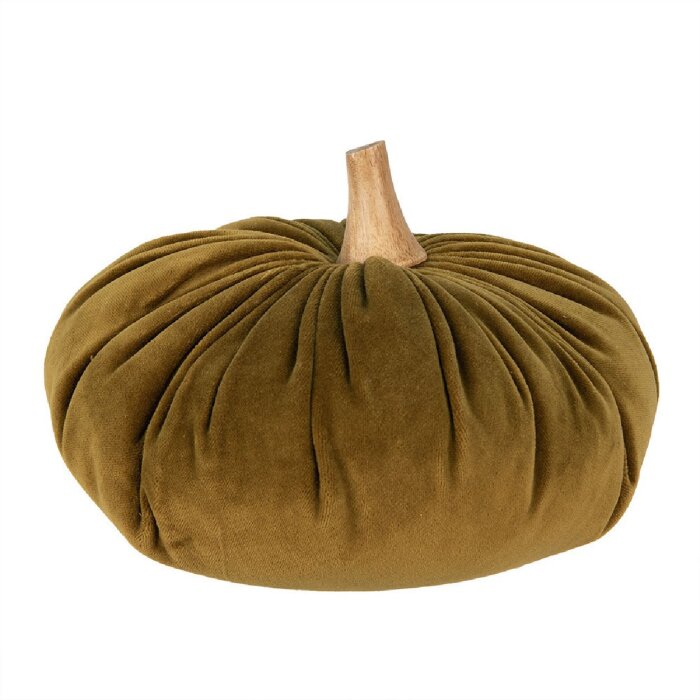 Clayre & Eef 65420 Zucca decorativa verde Ø 25x16 cm Stile country