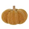Clayre & Eef 65449 Zucca decorativa in poliestere giallo Ø 20x14 cm Stile country