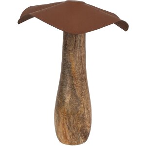 Clayre & Eef 6H2387XL Decorazione Fungo Marrone...