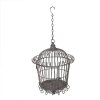 Clayre & Eef 5Y1201 Decorazione Gabbia per uccelli Marrone Grigio Ø 36x47/75 cm