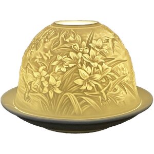 Clayre & Eef 6CE1825 Porta tealight in porcellana...