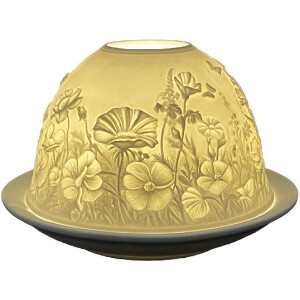 Clayre & Eef 6CE1826 Portacandele Ø 12x8 cm
