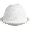 Clayre & Eef 6CE1826 Portacandele Ø 12x8 cm