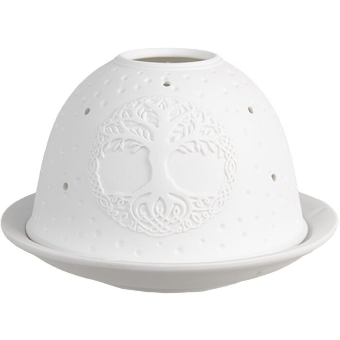 Clayre & Eef 6CE1830 Portacandele Ø 12x8 cm