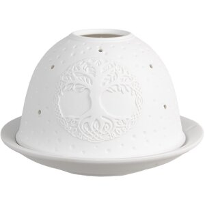 Clayre & Eef 6CE1830 Portacandele Ø 12x8 cm