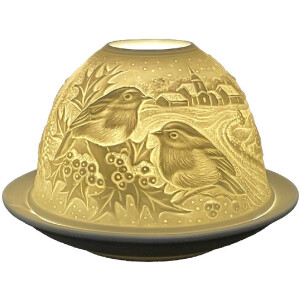 Clayre & Eef 6CE1834 Portacandele Ø 12x8 cm