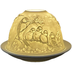 Clayre & Eef 6CE1831 Portacandele Ø 12x8 cm