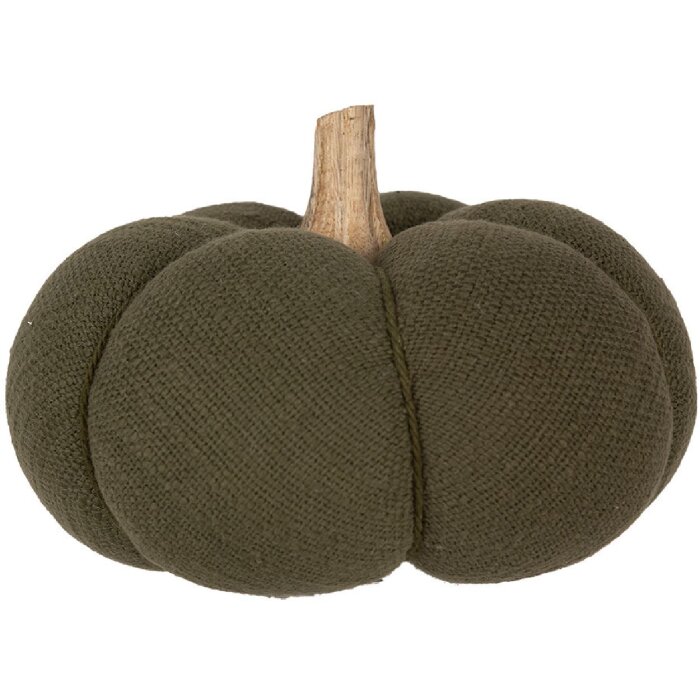 Clayre & Eef 65395 Zucca decorativa verde Ø 15x12 cm Stile country
