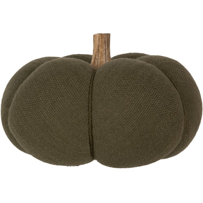 Clayre & Eef 65396 Zucca decorativa verde Ø 20x14 cm Stile country
