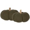 Clayre & Eef 65396 Zucca decorativa verde Ø 20x14 cm Stile country